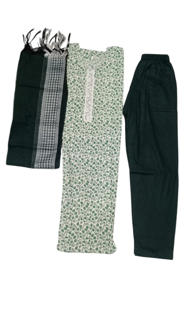 Women 3 Piece Suit Set | Kurta Pant And Dupatta Set For Women