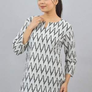 Multi-color Cotton Printed Top Girls & Women