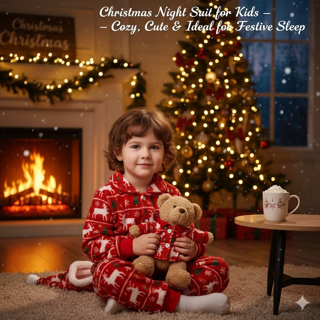 Christmas Night Suit for Kids