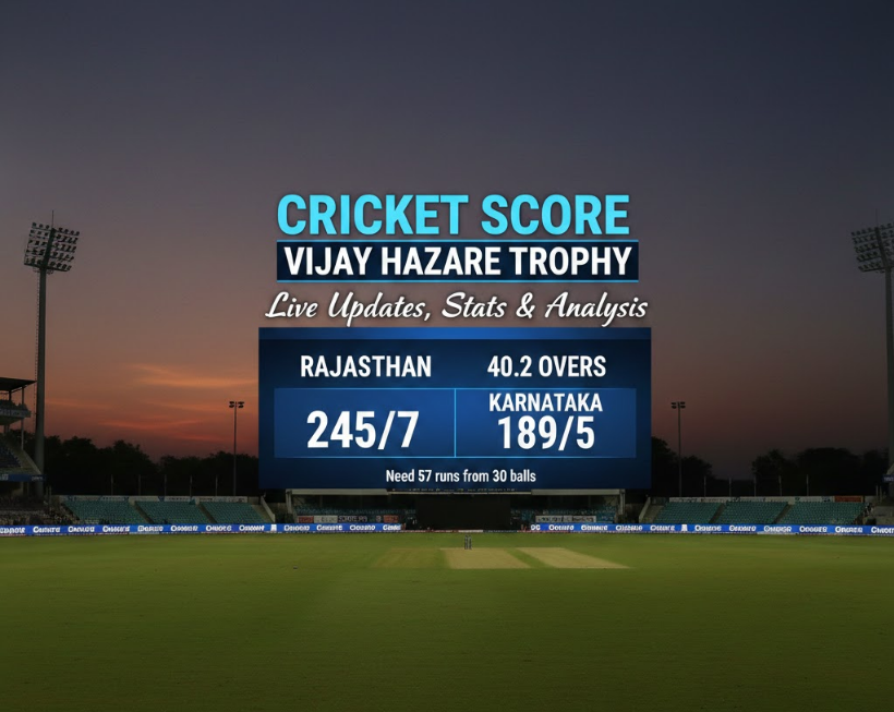 Cricket Score Vijay Hazare Trophy